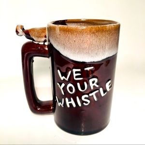 Vintage Pottery Whistle Mug